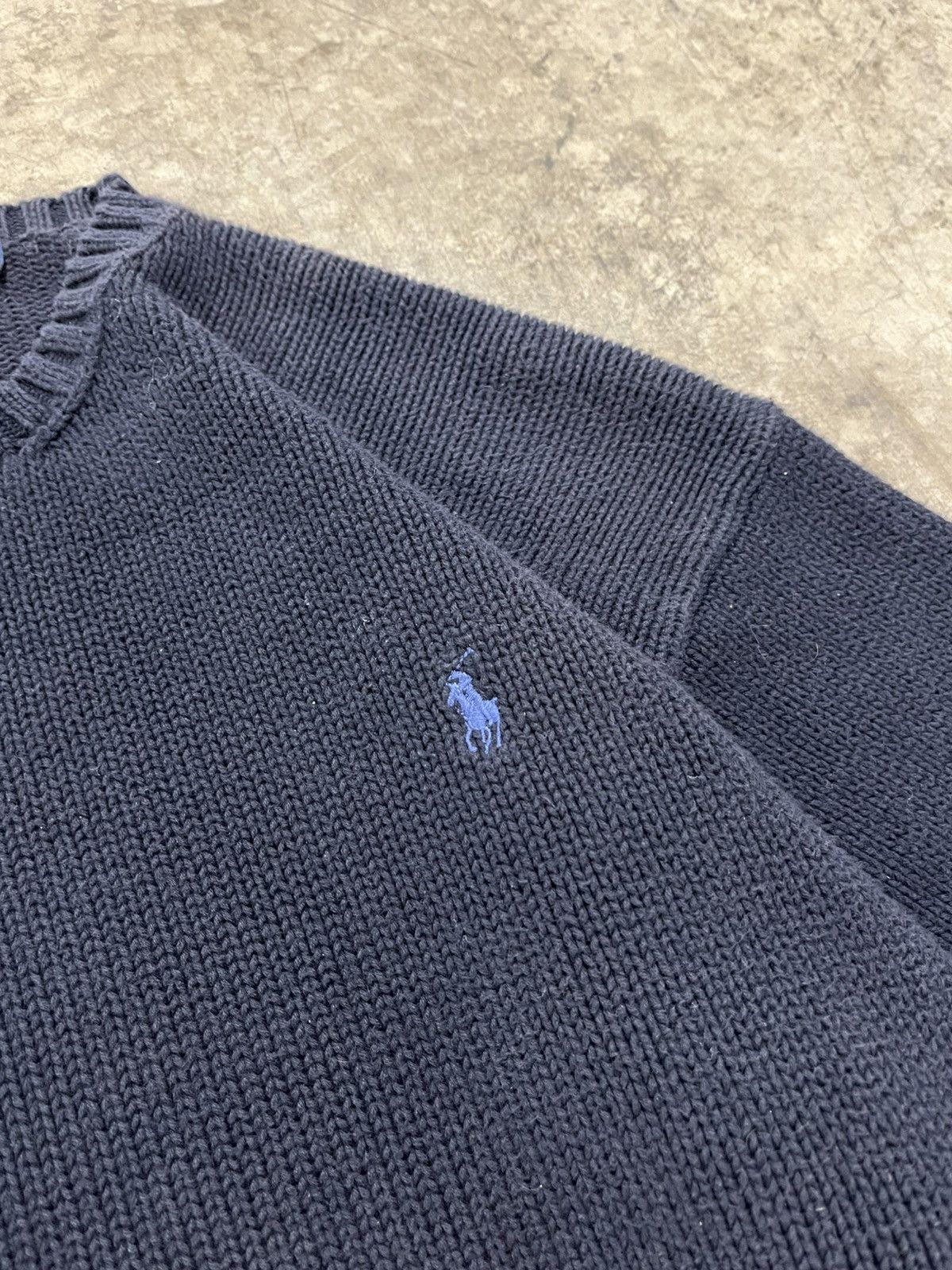 Polo Ralph Lauren × Vintage Polo Ralph Lauren vintage knit sweater 90s preppy streetwear Size US L / EU 52-54 / 3 - 5 Thumbnail
