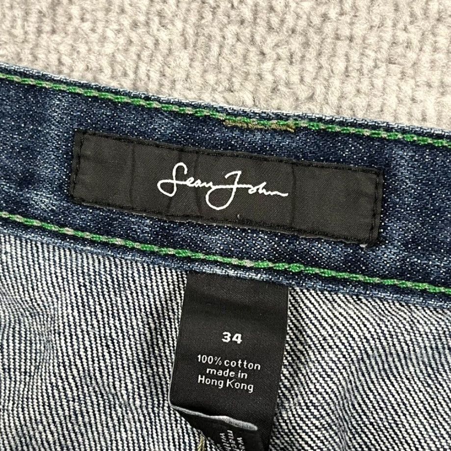 Sean John VINTAGE Sean John Jeans Mens 34 x 32 Wide Baggy Blue Denim Skater Grunge Hip Hop Y2K Mens Jeans 34x32 Blue Baggy Wide-Leg Den Size US 34 / EU 50 - 4 Thumbnail