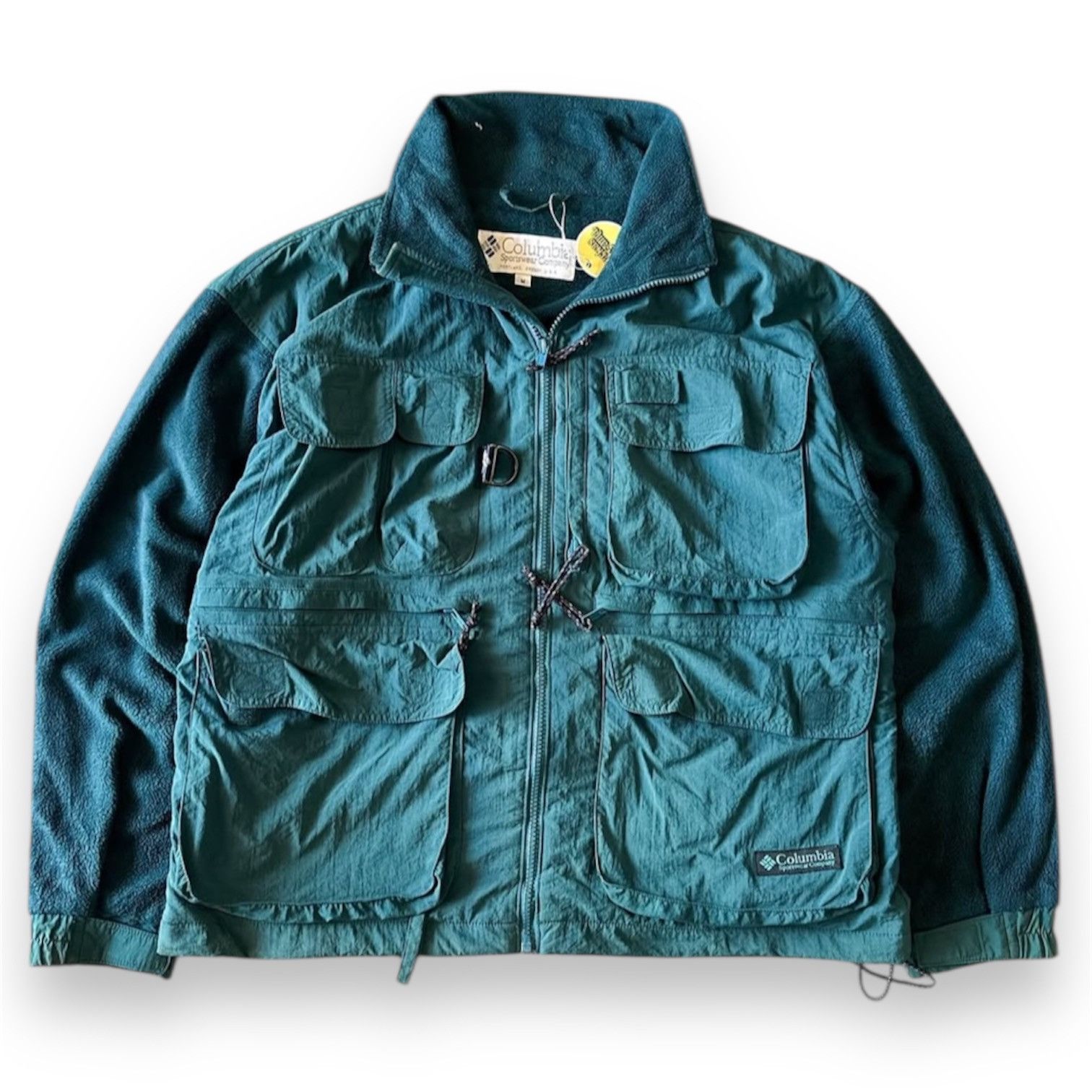 Japanese Brand 2000s Columbia Parachute Fleece Tactical Fishing Gear Jacket Size US L / EU 52-54 / 3 - 1 Thumbnail