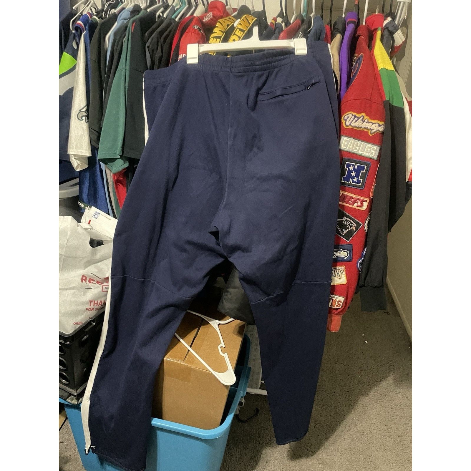 Polo Ralph Lauren Size 3XLT- Polo Ralph Lauren Racing Stripe Sweatpants Blue Size US 44 / EU 60 - 2 Thumbnail