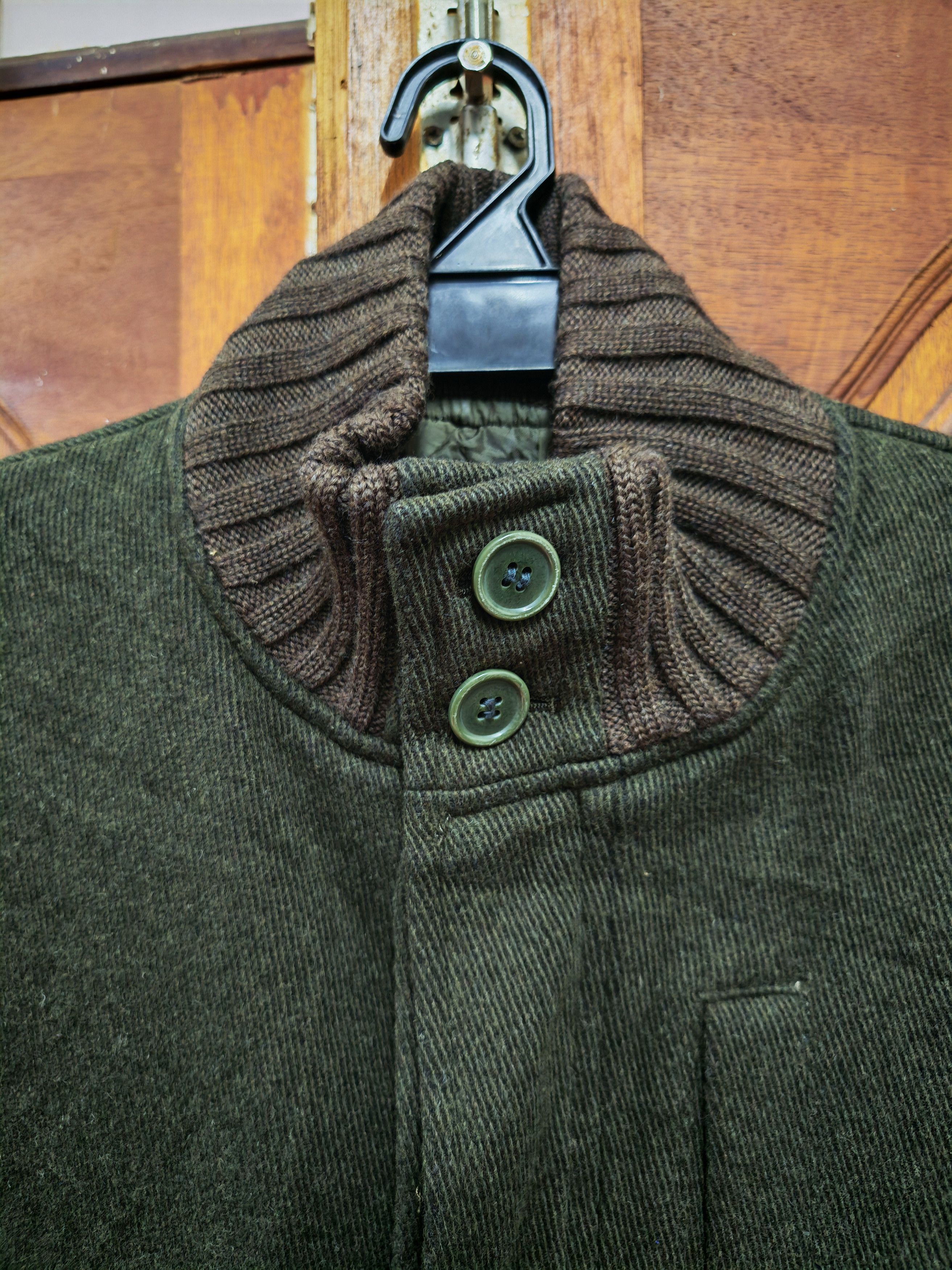 Ryuichiro Shimazaki Ryuichiro Shimazaki Four Bars Wool-Blend Overcoat Size US L / EU 52-54 / 3 - 3 Thumbnail