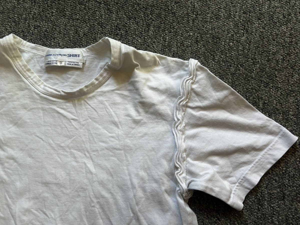 CDG shirt ruffle tee