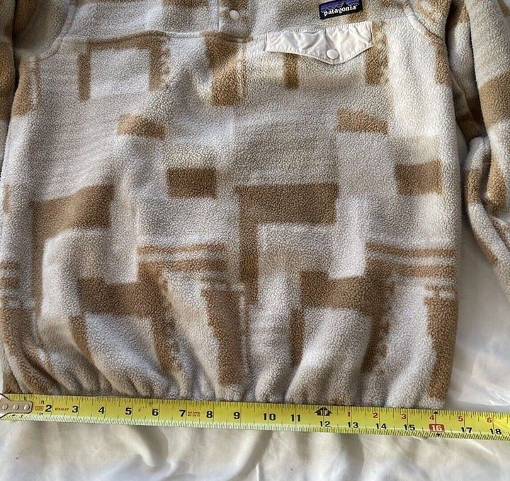 Patagonia × Vintage Patagonia Synchilla Snap Fleece Pullover Women's Geometric Size M / US 6-8 / IT 42-44 - 7 Thumbnail