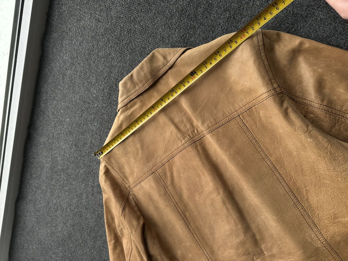 Other 🚨VNTG LEATHER JACKET AVANT GARDE WESTERN BROWN MOTO Size US M / EU 48-50 / 2 - 19 Thumbnail