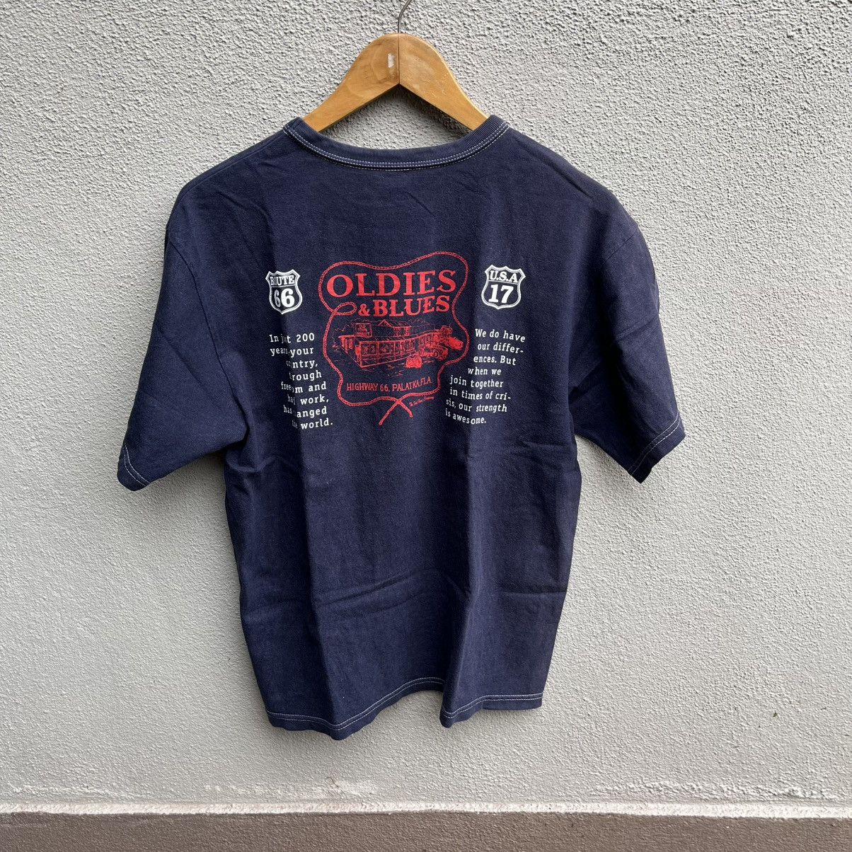 The Flat Head THE FLAT HEAD route 66 tee Size US M / EU 48-50 / 2 - 1 Thumbnail