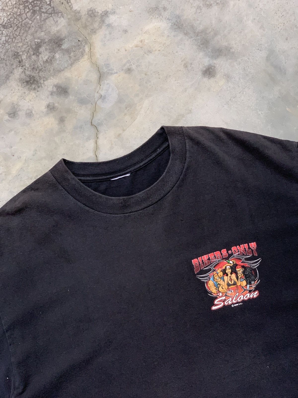 Vintage Vintage Saleem Bikers Saloon Only Erotic Nude Club Tshirt Size US L / EU 52-54 / 3 - 4 Thumbnail