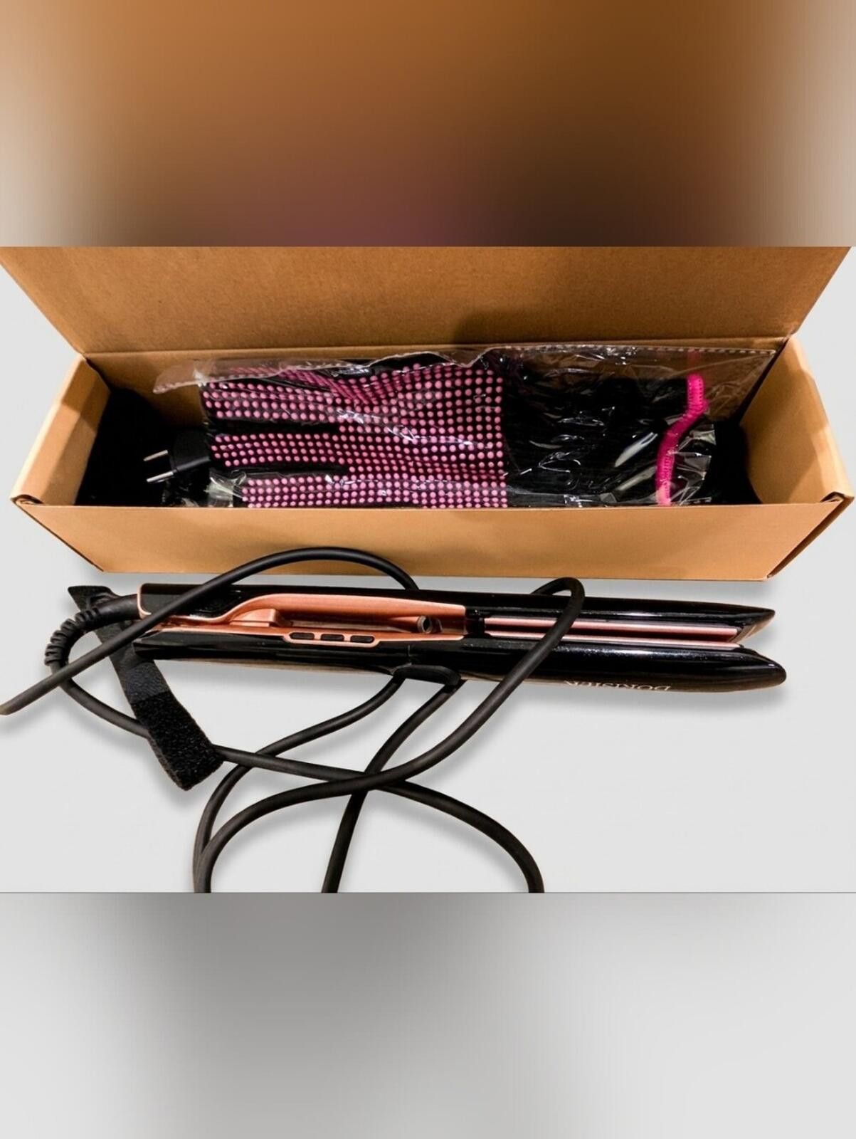 Other Black and Rose Gold Flat Iron Hair Straightener Size ONE SIZE - 1 Thumbnail