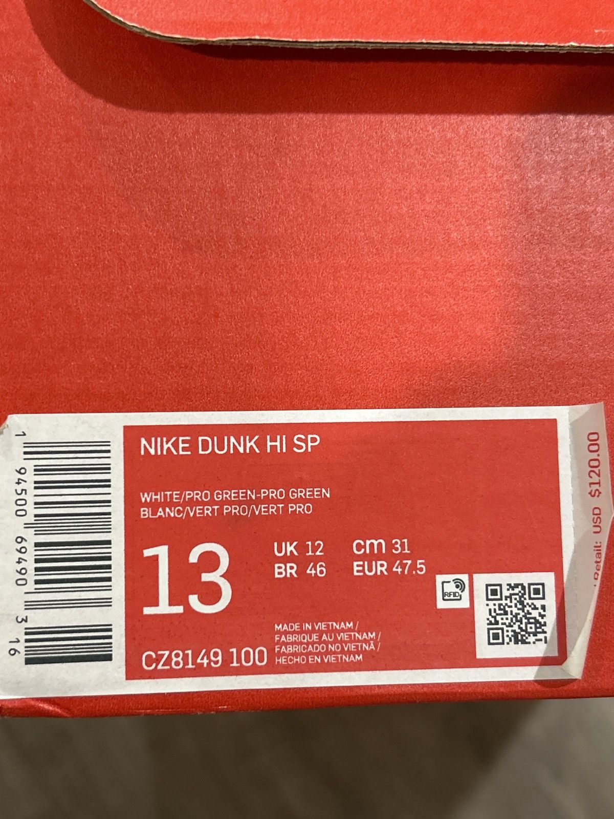 Nike Nike dunk high SP Size US 13 / EU 46 - 7 Thumbnail