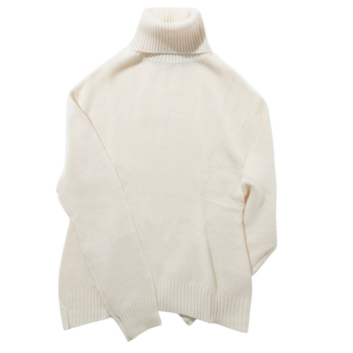 Hudsons Bay Hudson Bay Merino Wool Off White Turtle Neck Winter Sweater Size XL / US 12-14 / IT 48-50 - 1 Thumbnail