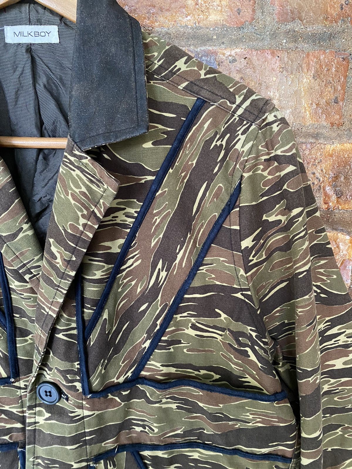 Japanese Brand 1990s MILKBOY Union Jack camo Military Jacket Size US L / EU 52-54 / 3 - 5 Thumbnail