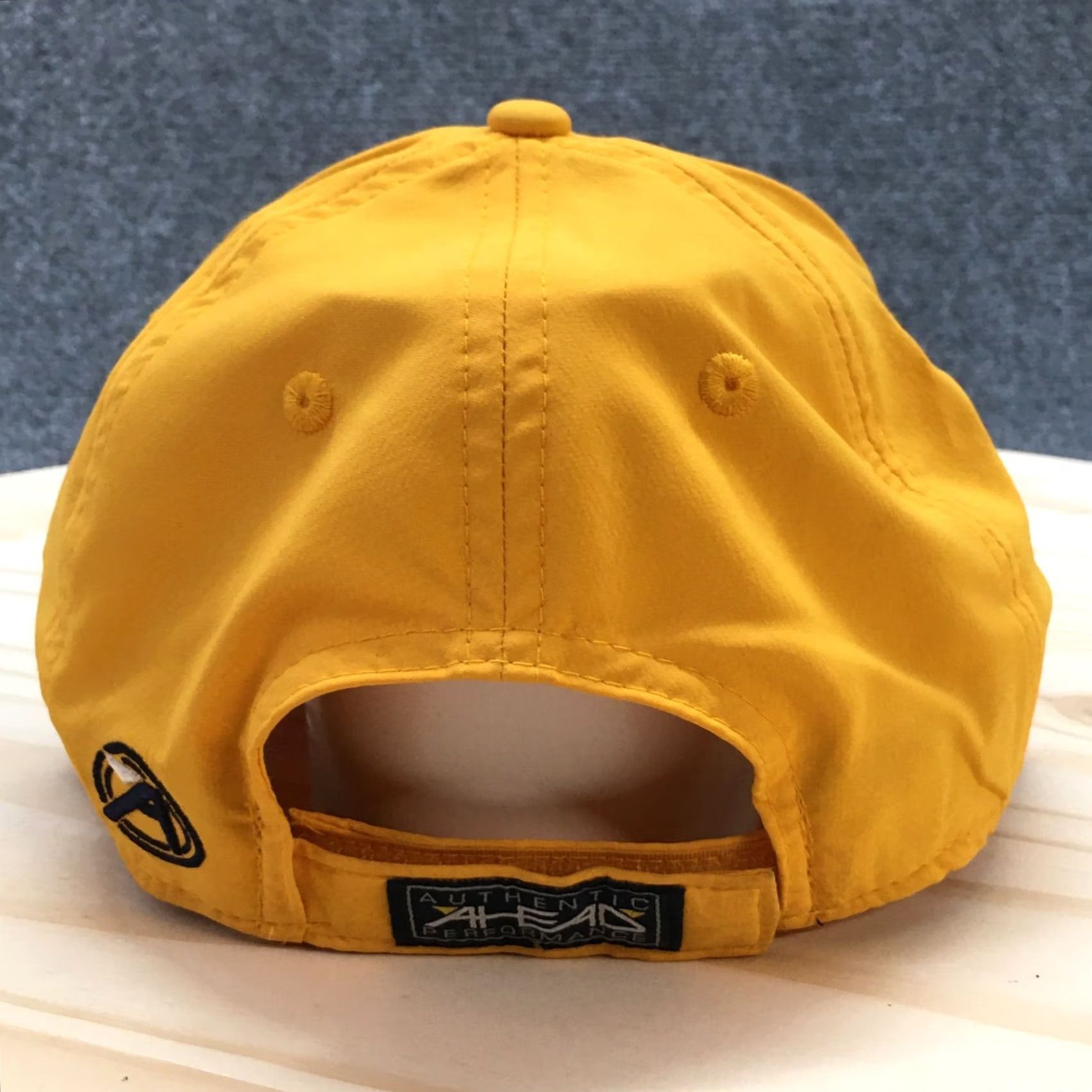Vintage Ahead Hawks Landing Golf Club Baseball Cap Hat Mens Gold One Size Adjustable Size ONE SIZE - 6 Thumbnail