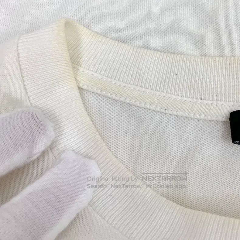 Balenciaga Balenciaga White Wheat Letter Printed Cotton Crew Neck Sho Size US S / EU 44-46 / 1 - 9 Thumbnail