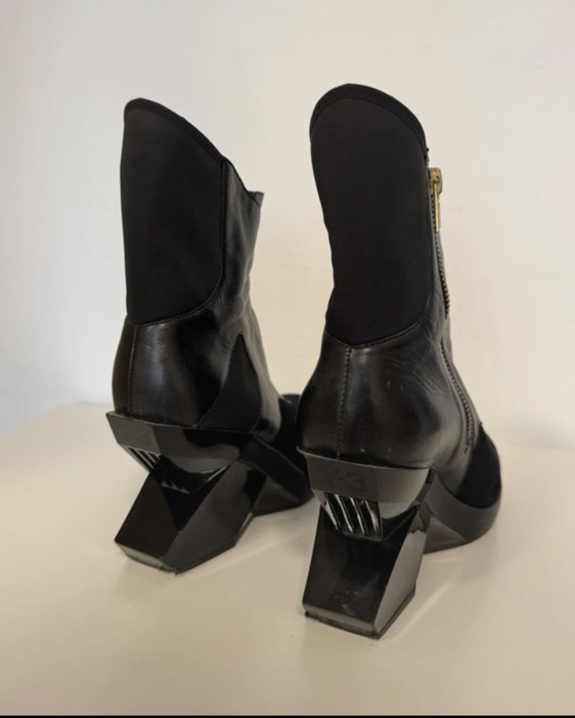 Y-3 y-3 by yohji yamamoto heeled boots Size US 5 / IT 35 - 3 Thumbnail