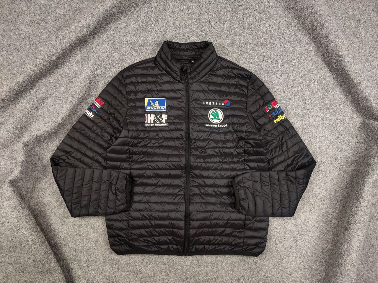Vintage Skoda x Brettex Racing Logo Style Casual Quilted Jacket Size US XL / EU 56 / 4 - 2 Thumbnail