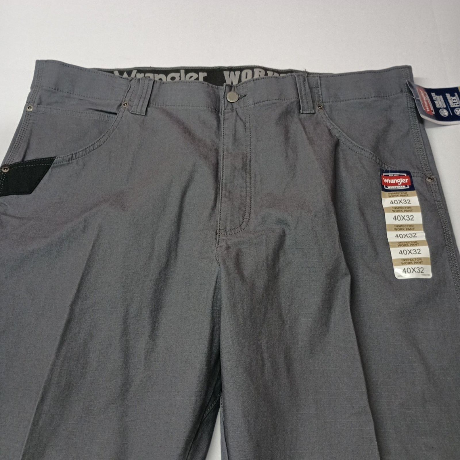 Wrangler Wrangler Inspector Ripstop Work Pants Men's 40x32 Gray Size US 40 / EU 56 - 5 Thumbnail