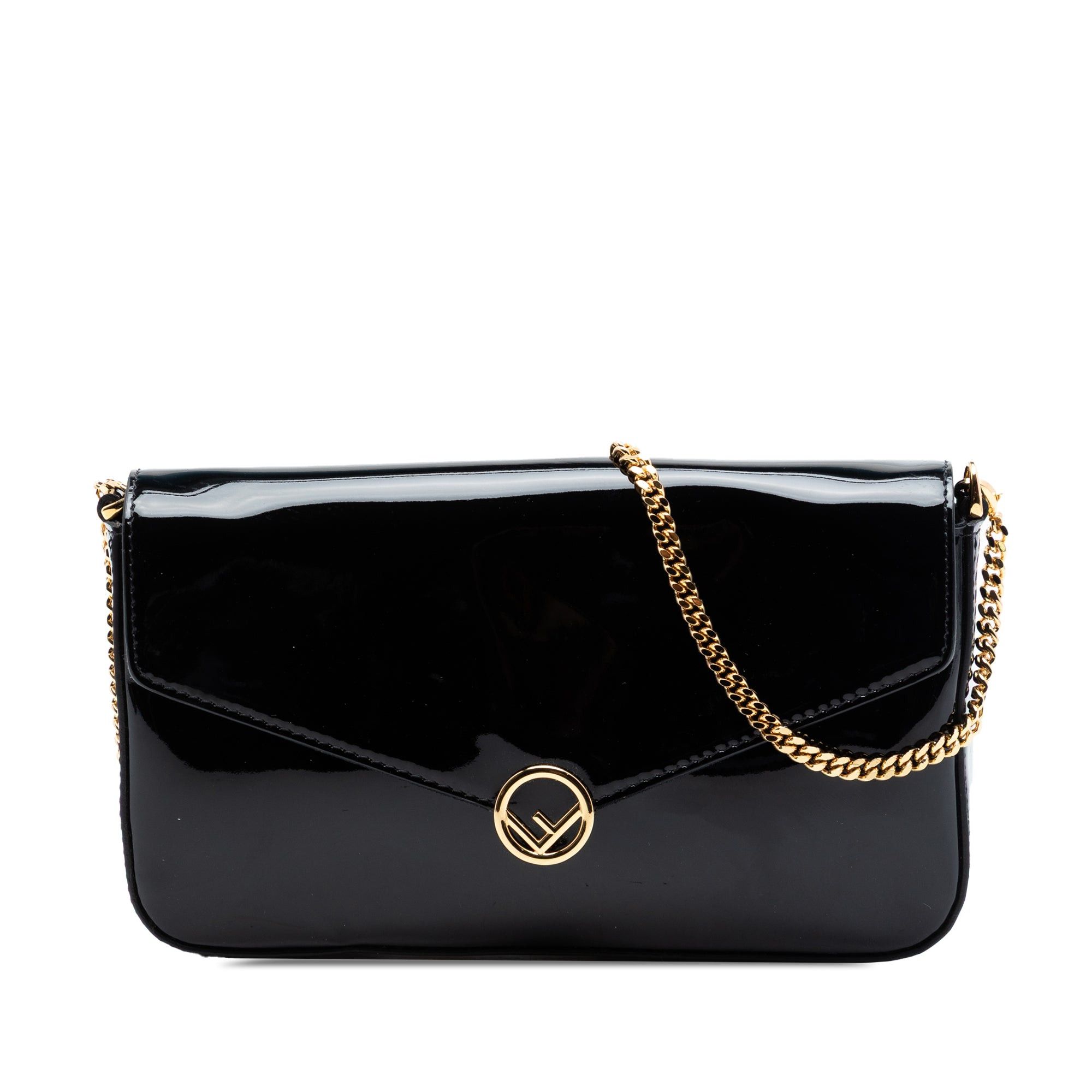 Fendi Patent F Is Fendi Envelope Wallet On Chain Size ONE SIZE - 1 Thumbnail