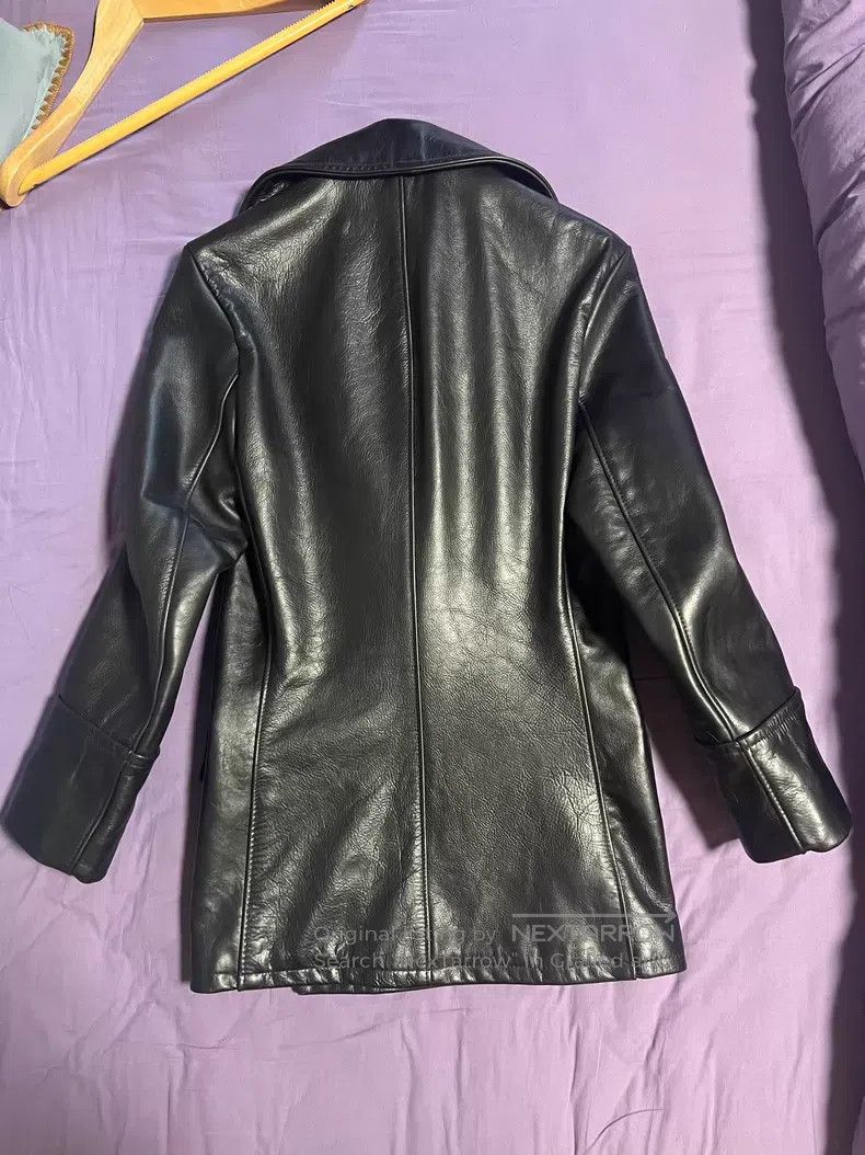 Schott Schott Slim double-breasted cowhide rock moto coat Size US S / EU 44-46 / 1 - 4 Thumbnail