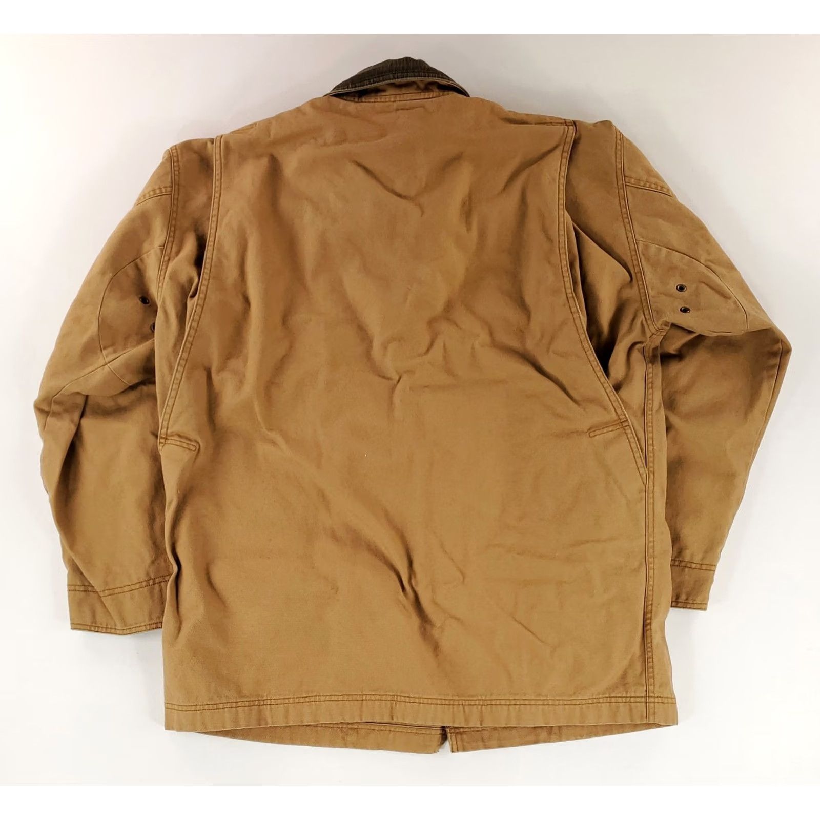 Vintage L.L. Bean Jacket Chore Barn Lined Corduroy Collar Brown Mens L Reg Jacket Size US L / EU 52-54 / 3 - 3 Thumbnail