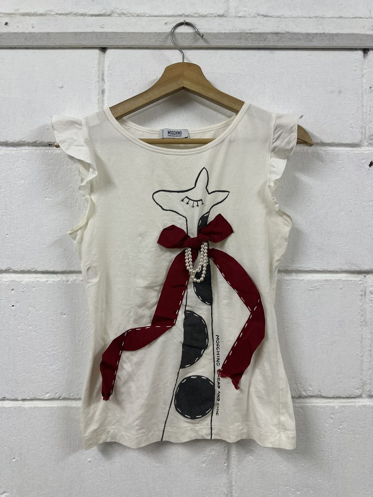 Moschino Moschino Cheap And Chic Ribbon Laces / Pearl Shirt Size S / US 4 / IT 40 - 9 Thumbnail