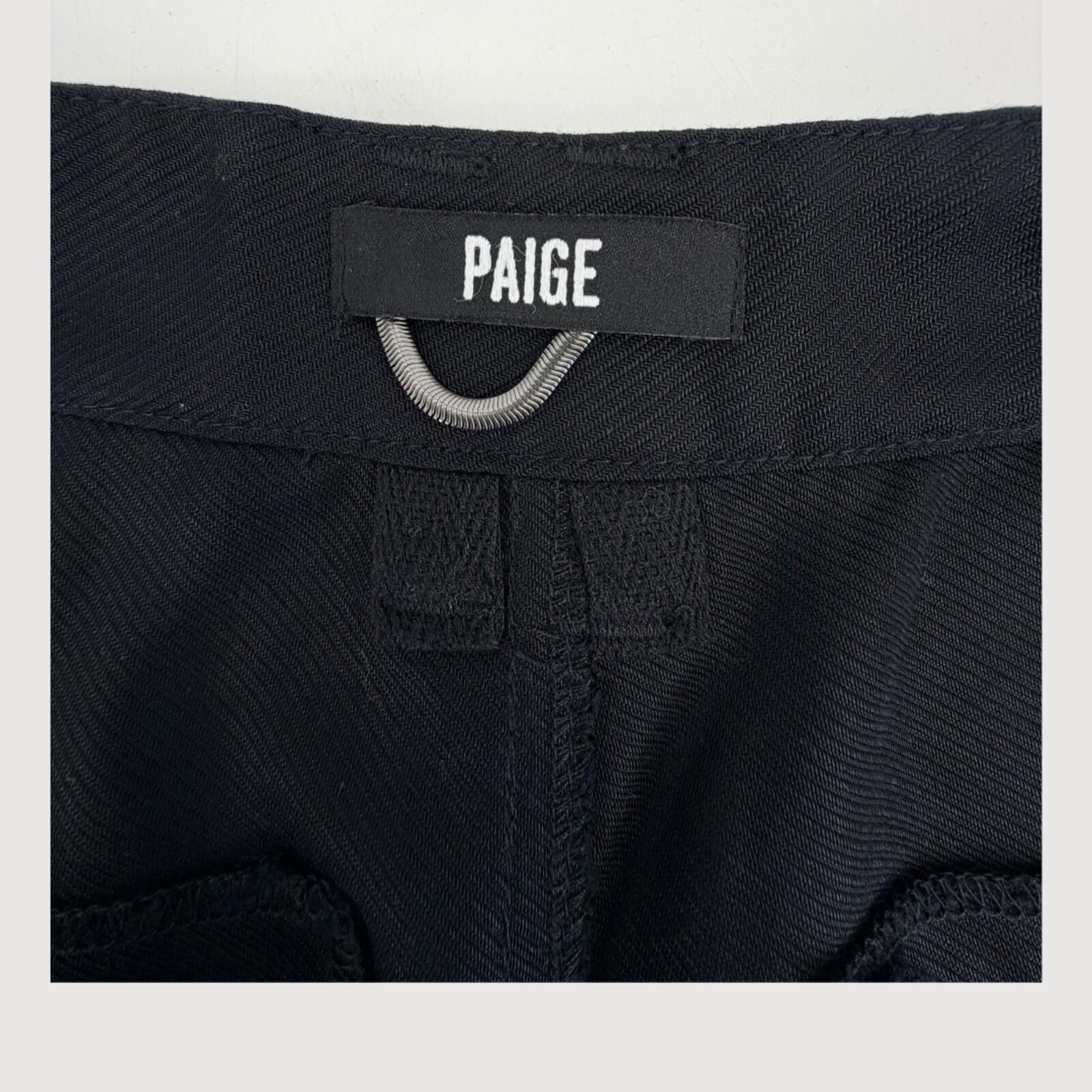 Paige Paige Portia Inseam Slit Pants Black 27 Size 27" / US 4 / IT 40 - 4 Thumbnail