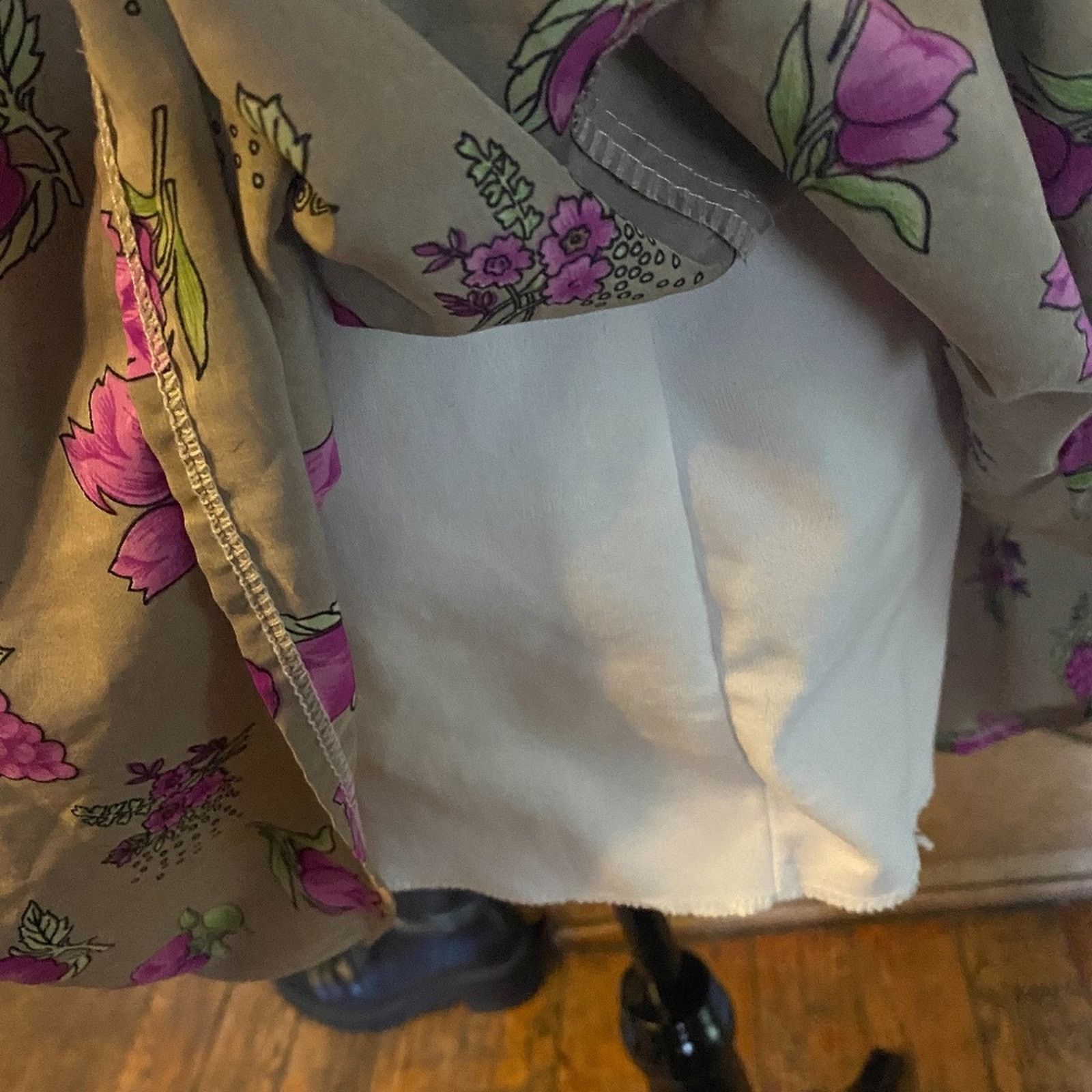 Other Chyapa Dress Plums Floral Pattern Fruit Spring Dress Size 4 Size S / US 4 / IT 40 - 7 Thumbnail