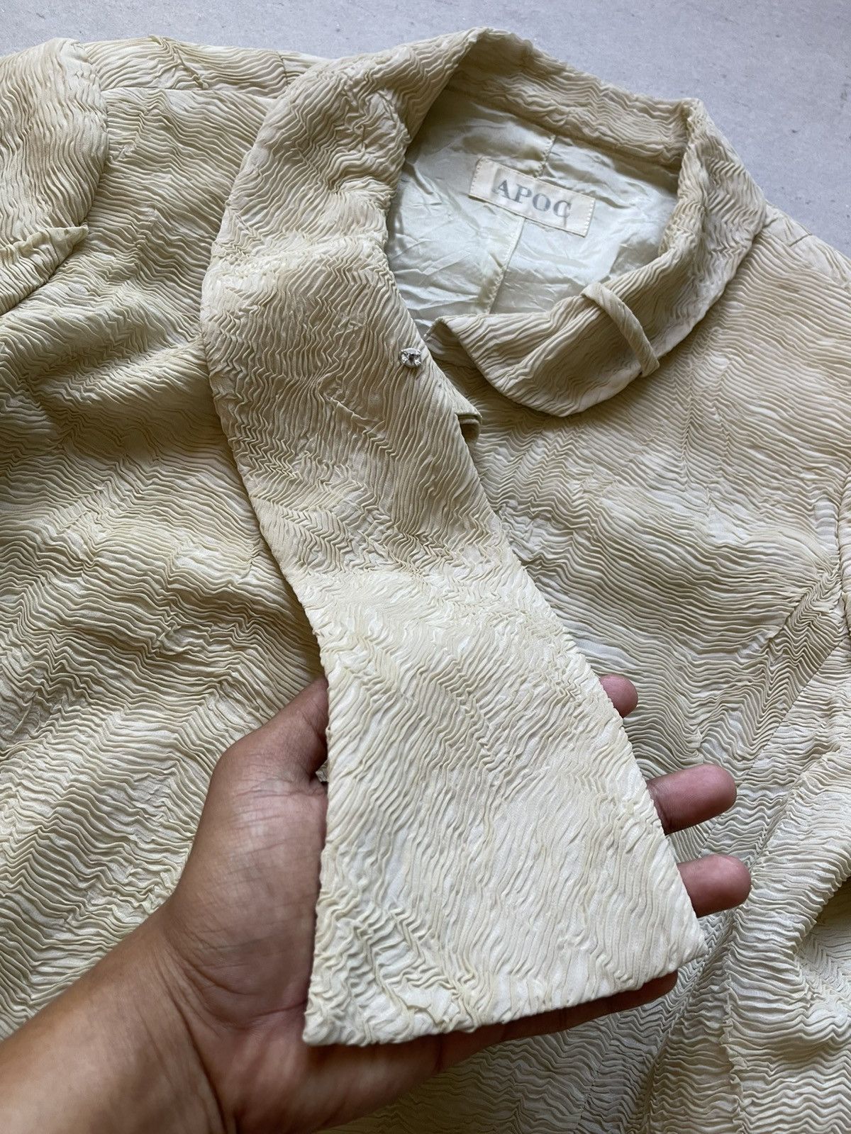 Issey Miyake APOC BY ISSEY MIYAKE PLEATED WOMEN'S JACKET Size M / US 6-8 / IT 42-44 - 7 Thumbnail