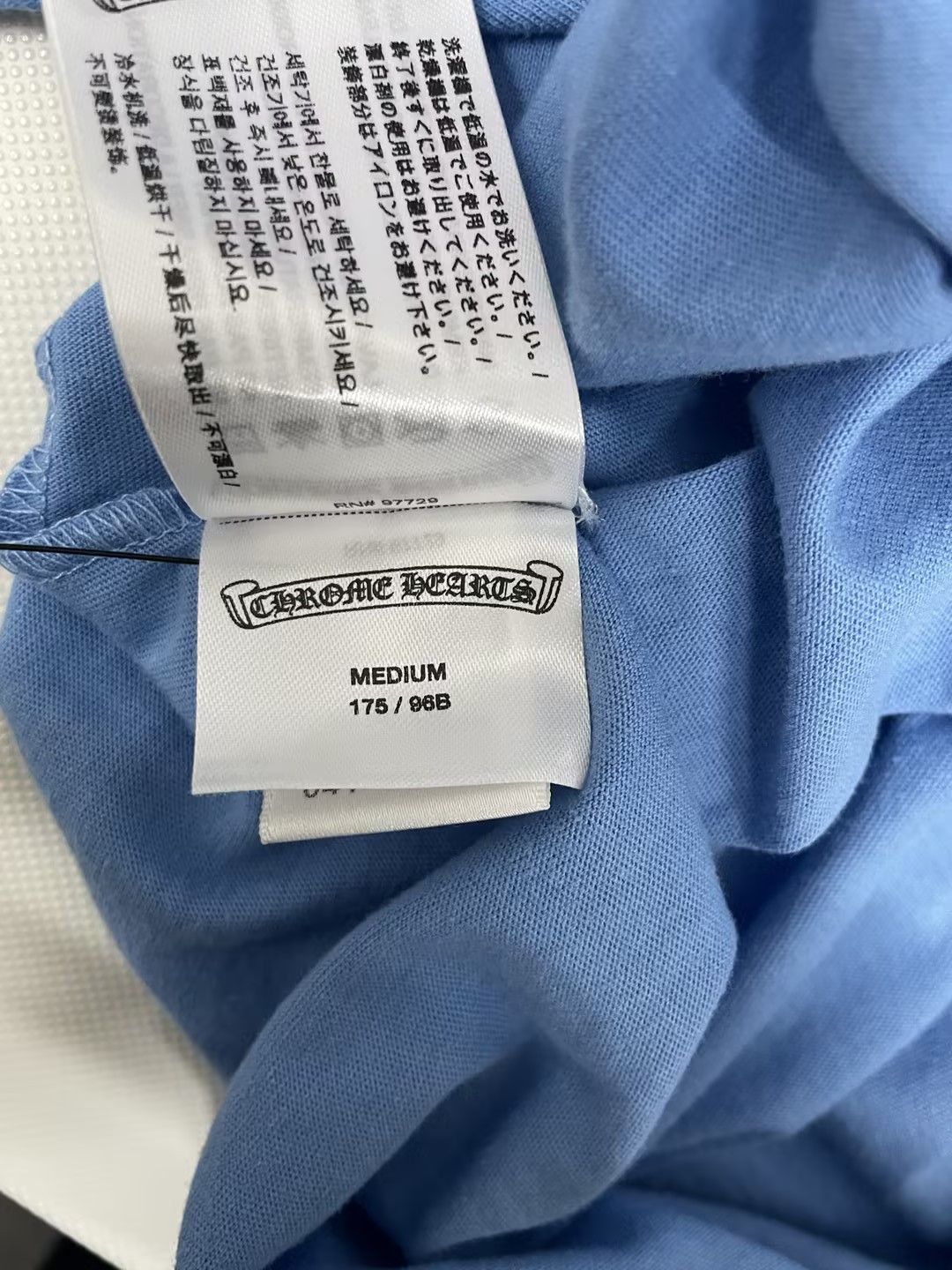 Chrome Hearts Chrome Hearts Miami Horseshoe Short Sleeve Blue T-shirt Tee Size US M / EU 48-50 / 2 - 3 Thumbnail