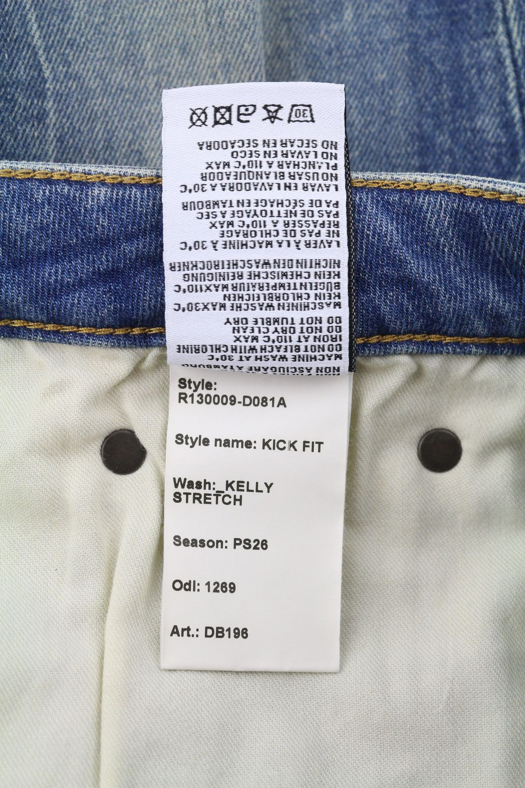 R13 KICK 26 Kelly Faded Blue 88197 Size 26" / US 2 / IT 38 - 9 Thumbnail