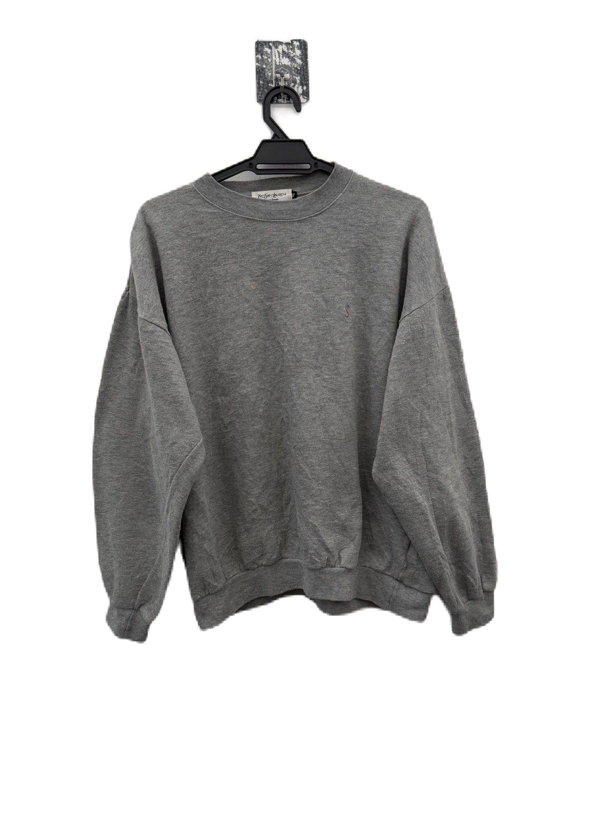 Vintage × Yves Saint Laurent Vintage Yves Saint Laurent Sweatshirt Crewneck Small Pony Size US M / EU 48-50 / 2 - 2 Thumbnail