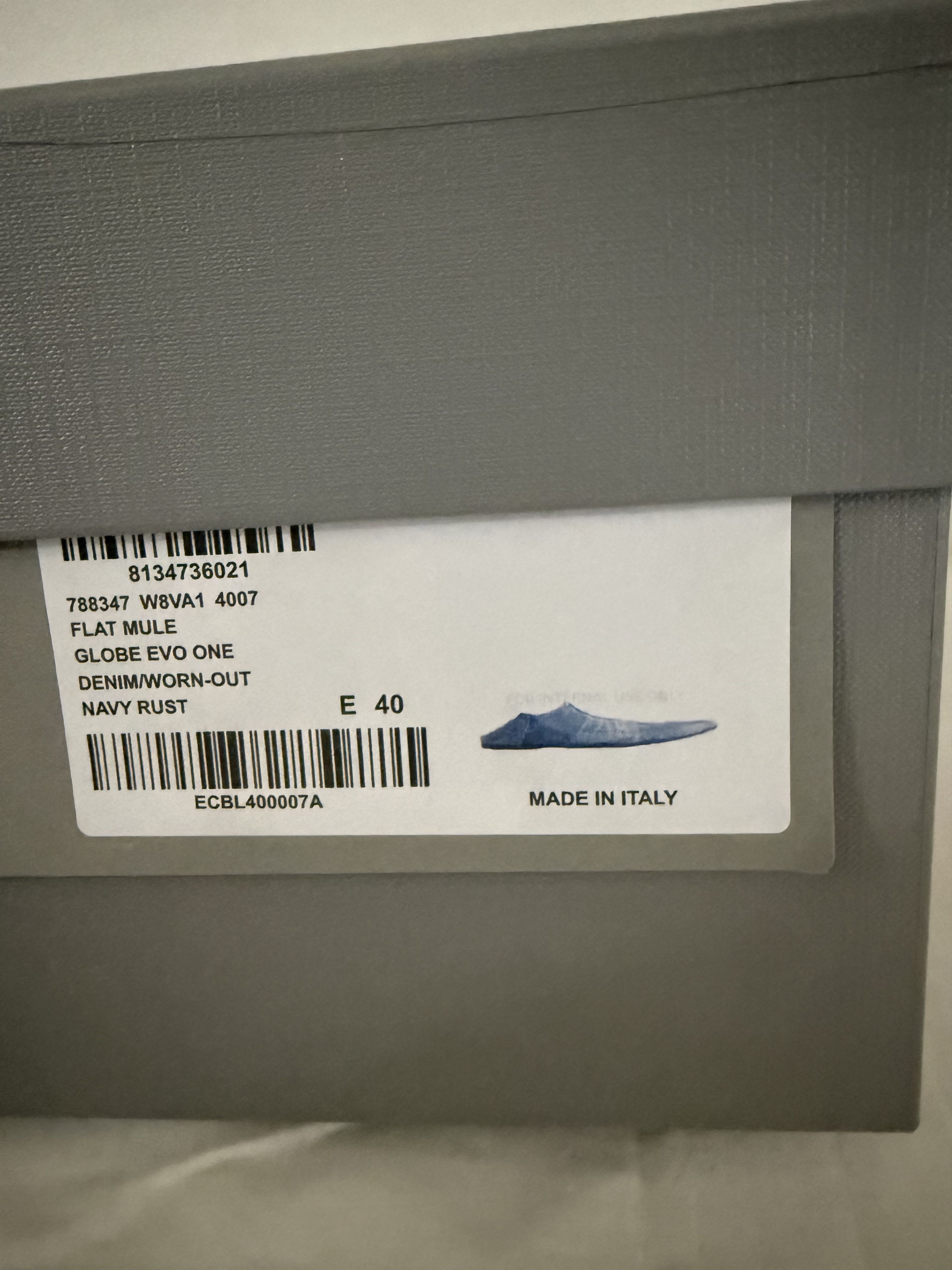 Balenciaga Calfskin Denim Babouche Mules Size US 7 / EU 40 - 11 Thumbnail