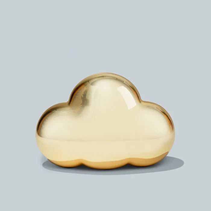 Kaws × Medicom Toy FriendsWithYou Little Cloud Gold Toy Figure Size ONE SIZE - 6 Thumbnail