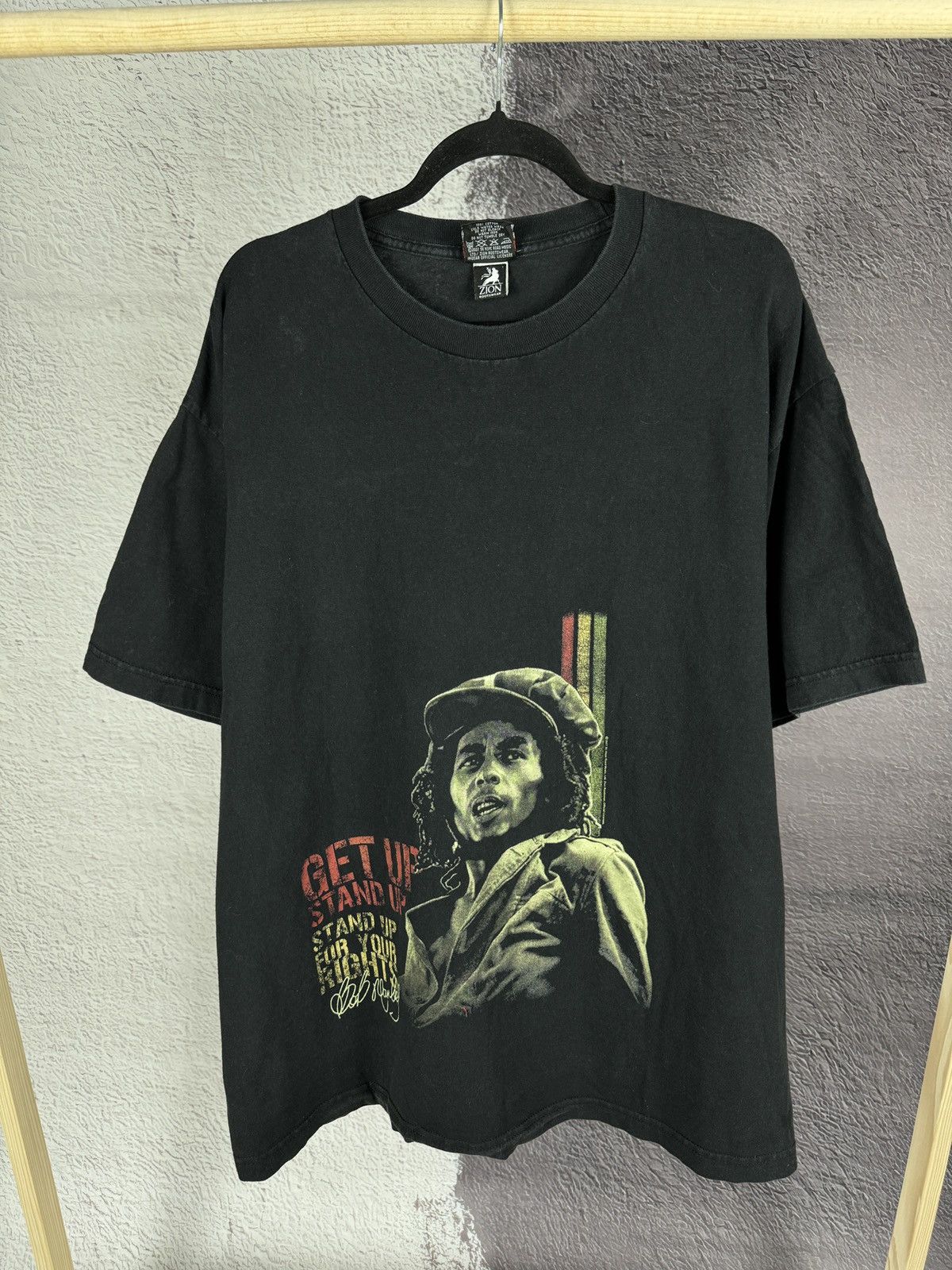 Bob Marley Zion Rootswear Bob Marley vintage 2007 Get Up band tee shirt Size US XL / EU 56 / 4 - 2 Thumbnail