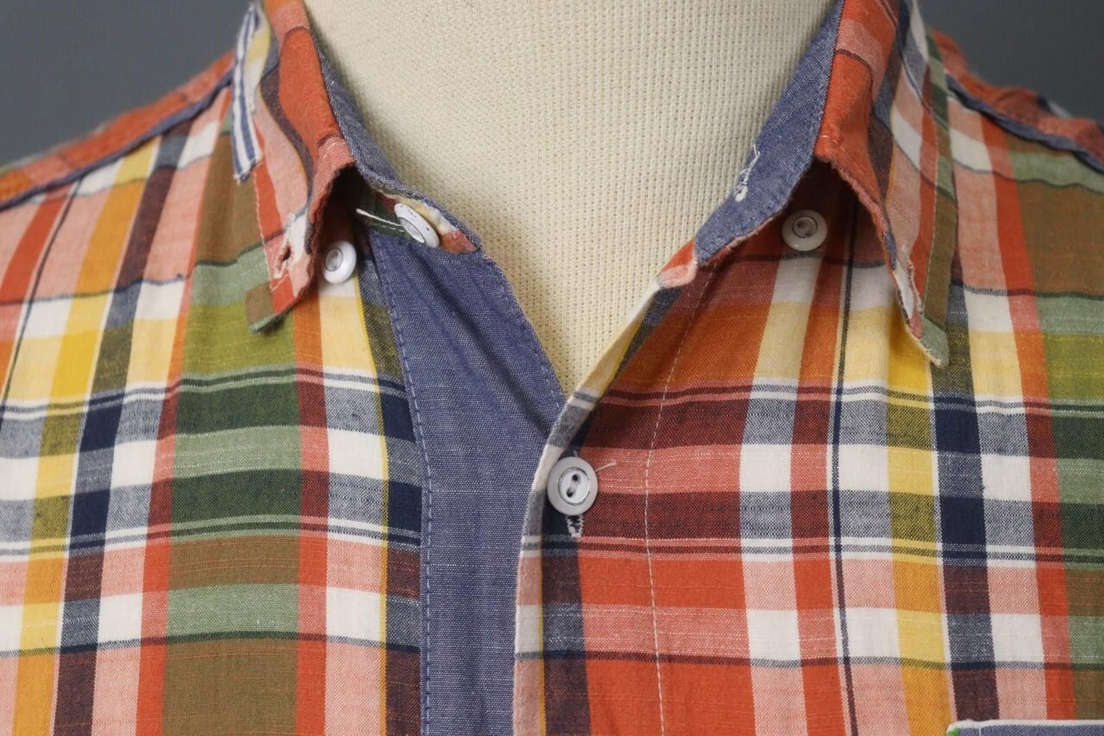 Desigual Desigual Multi Plaid 100% Cotton Button Down Shirt Size S Size US S / EU 44-46 / 1 - 6 Thumbnail