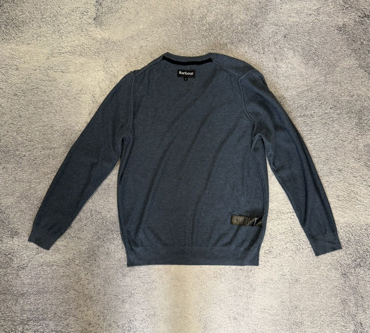 Barbour Barbour V Neck Sweater Cotton Pullover Knit Logo Men Casual Size US M / EU 48-50 / 2 - 8 Thumbnail