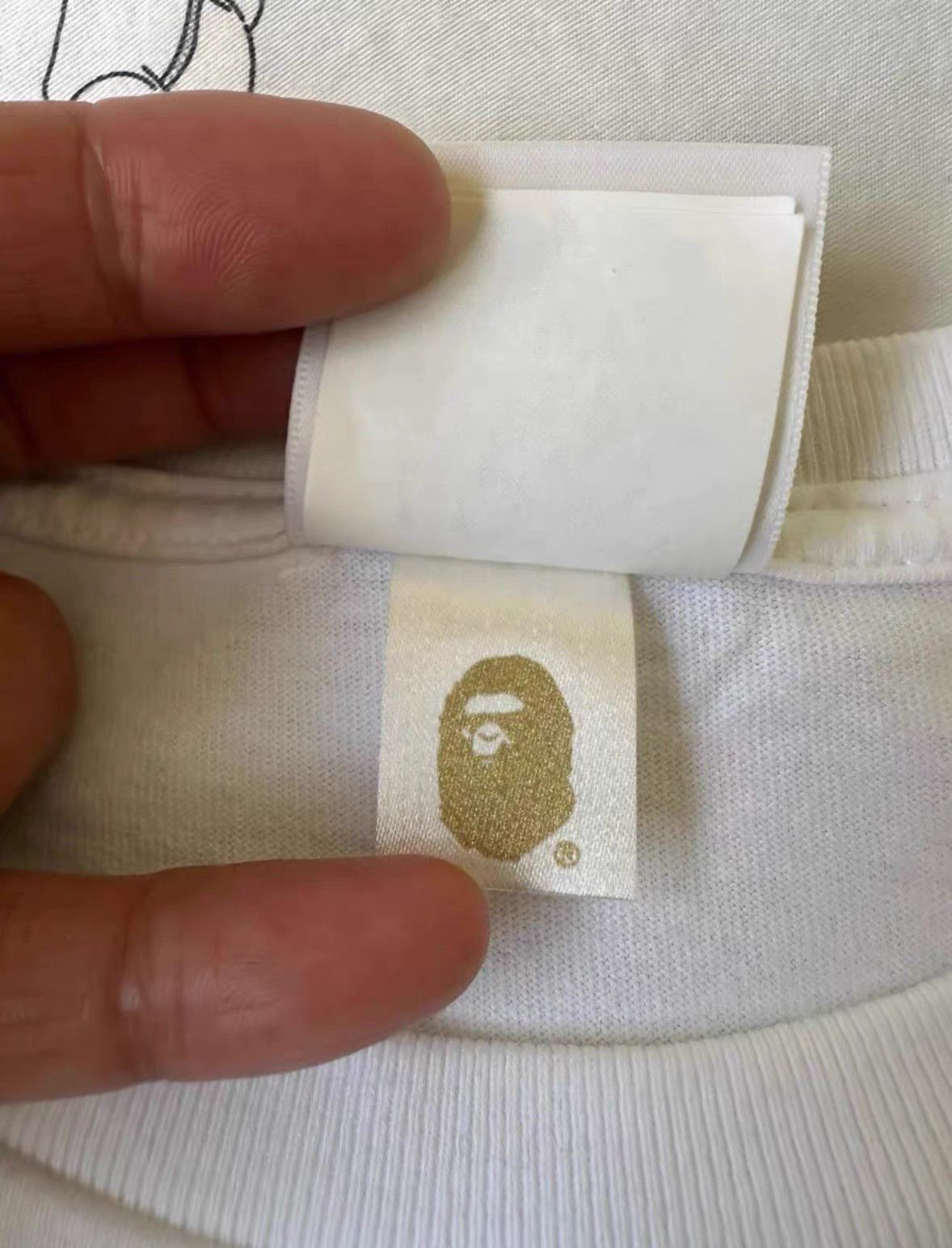 Bape BAPE Ape Print Short Sleeve T-Shirt K5 Size US L / EU 52-54 / 3 - 6 Thumbnail