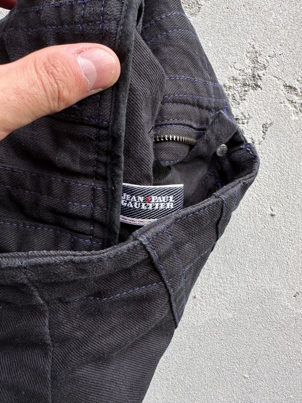 Jean Paul Gaultier Jean Paul Gaultier Jeans Black Denim Corset Mini Skirt S Size 28" / US 6 / IT 42 - 5 Thumbnail