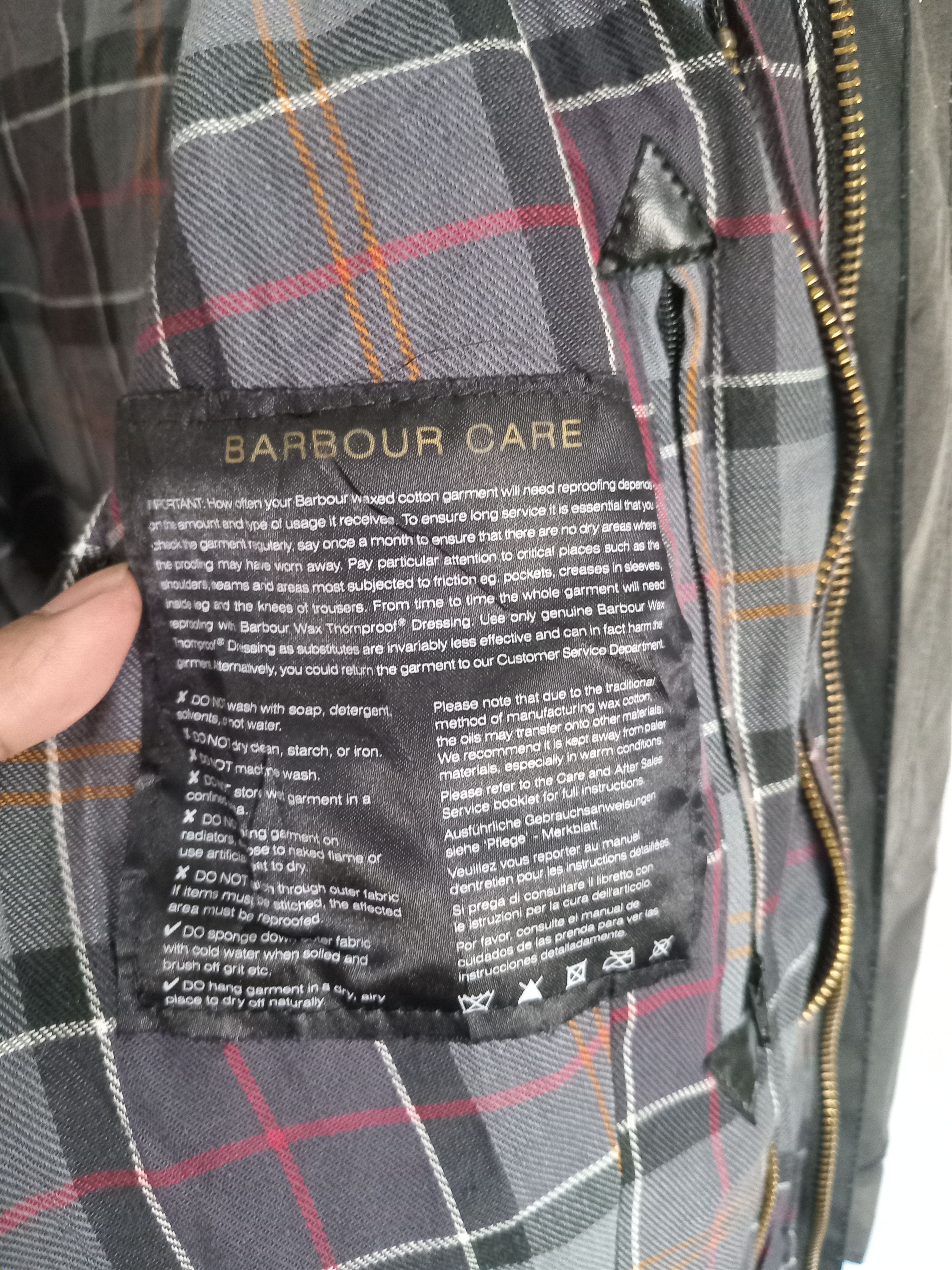 Barbour × Vintage Vintage Sunfaded Barbour Beadnell Wax Hunting Jacket Size US M / EU 48-50 / 2 - 10 Thumbnail