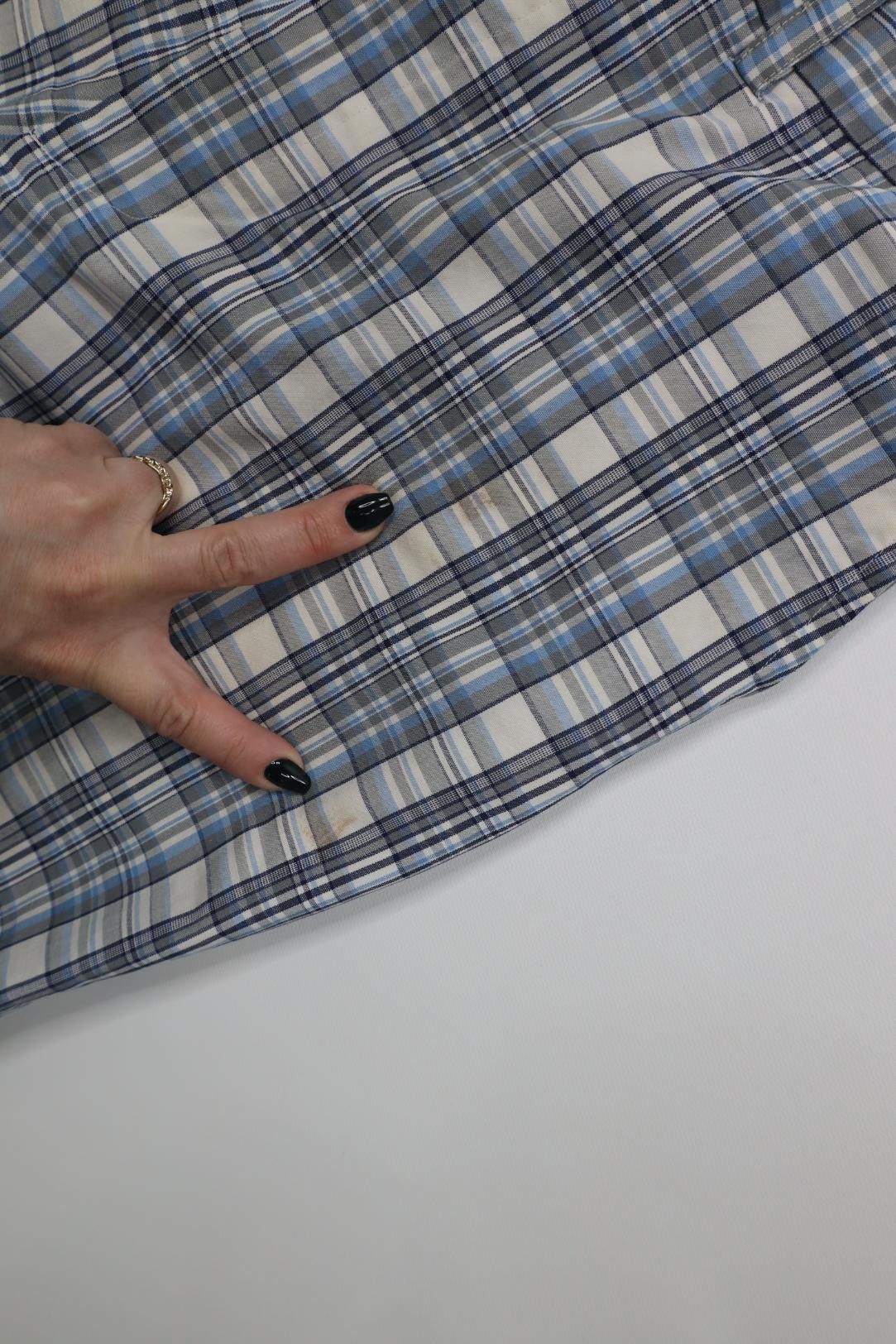 Vintage Vintage 70s Streetwear Above Knee Madras Plaid Chino Shorts Size US 36 / EU 52 - 6 Thumbnail