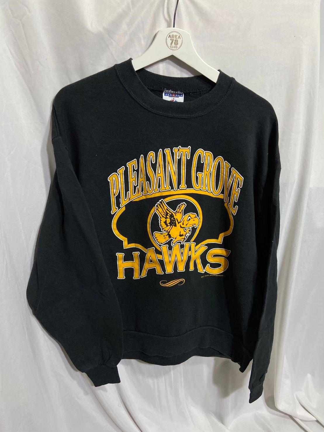 Vintage Vintage Pleasant Grove Hawks Football Sweatshirt 90s | Grailed