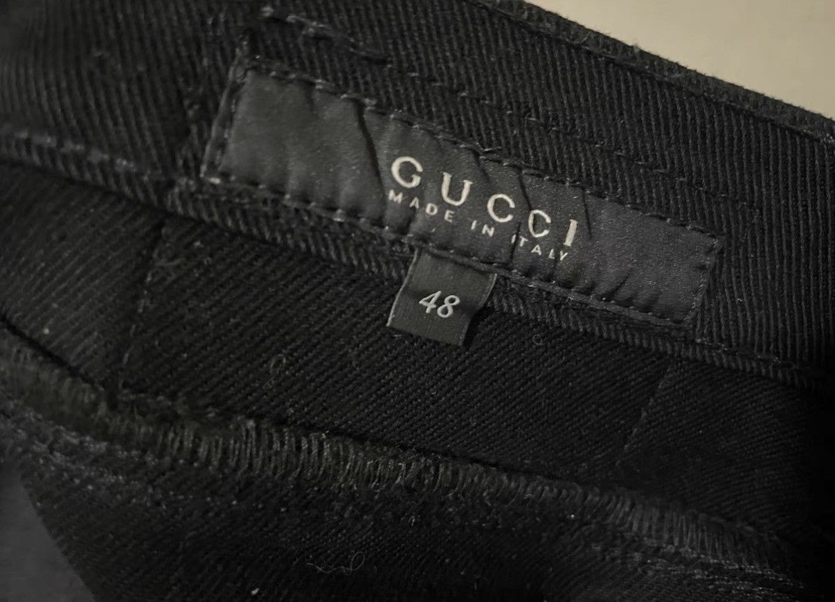 Gucci Gucci Runway Waxed Purple-Red Skinny Jeans Size US 32 / EU 48 - 6 Thumbnail