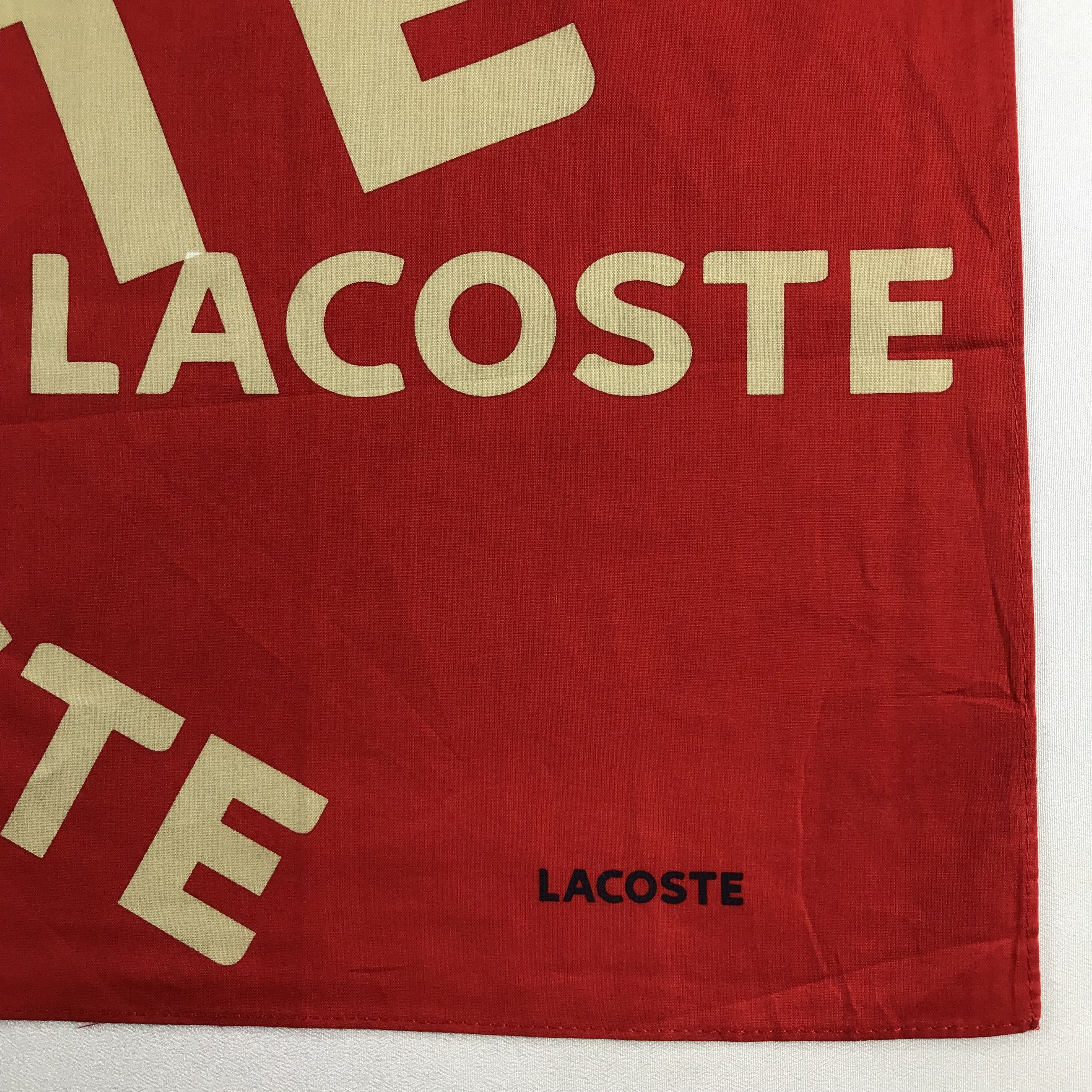 Lacoste Lacoste Handkerchief / Bandana / Neckerchief C734 Size ONE SIZE - 5 Thumbnail