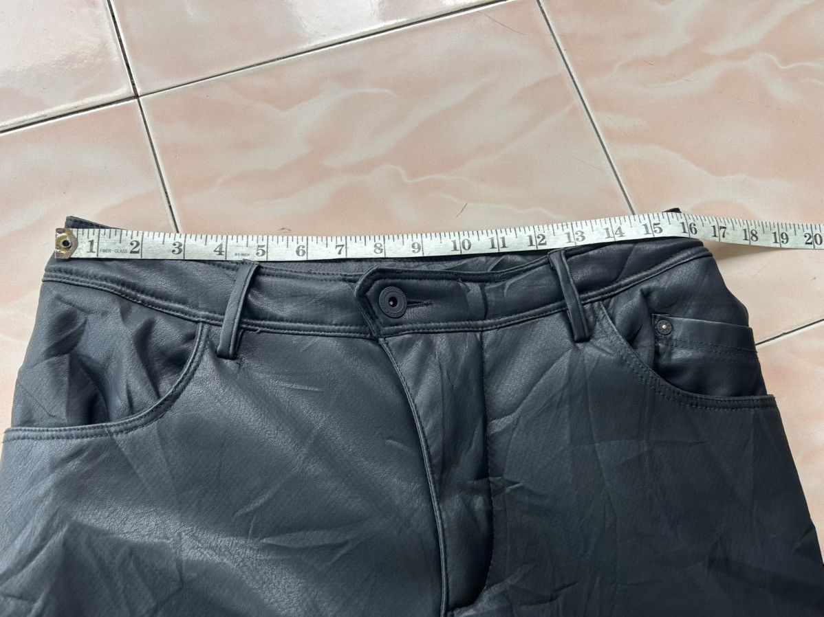 Leather Field Core PU Leather Fleece Lining Biker Pant Size US 32 / EU 48 - 8 Thumbnail