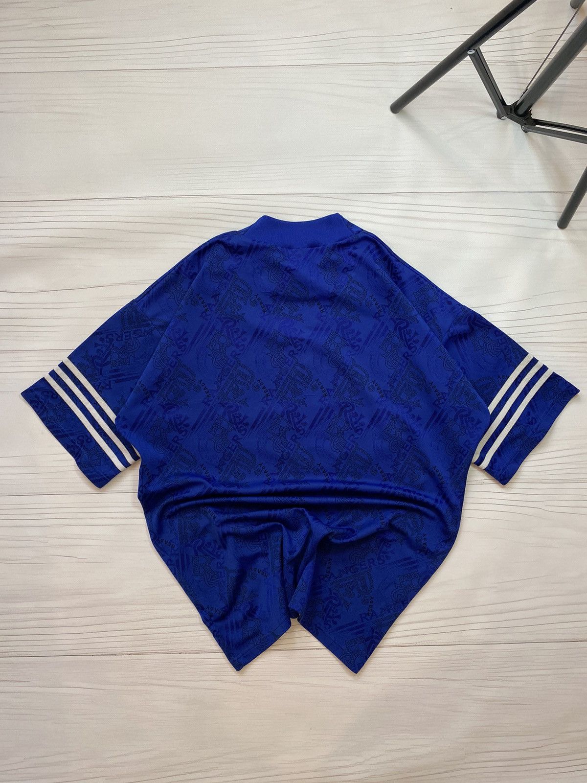Adidas × Vintage Vintage Adidas Rangers 1994 1996 Home Soccer Shirt Football Size US L / EU 52-54 / 3 - 2 Thumbnail
