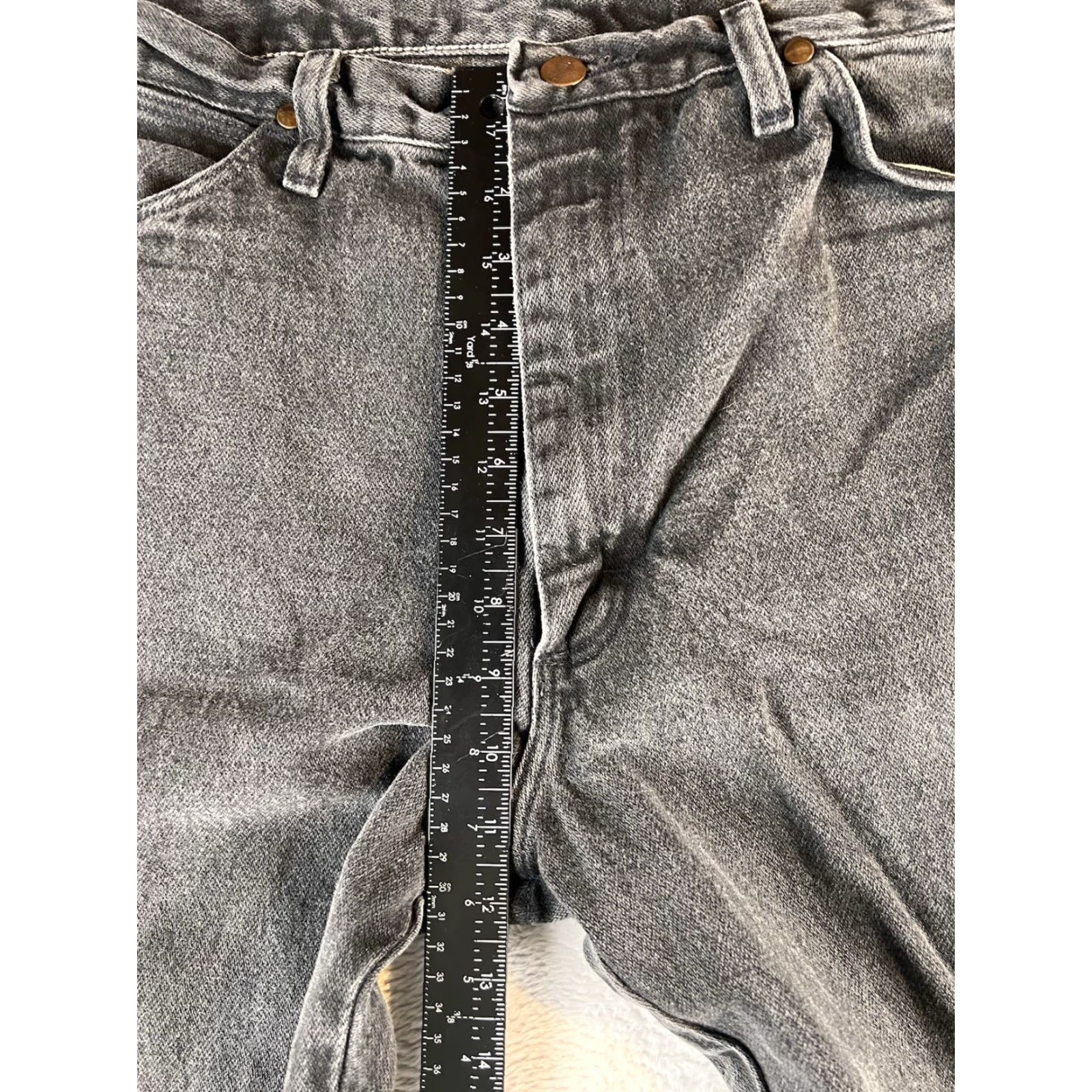 Wrangler Wrangler Jeans Mens 34x36 Black Denim Cowboy Cut Wrangler Cowboy Cut Jeans 34x36 Mens Black Denim Rodeo 13MWZWK Size US 34 / EU 50 - 6 Thumbnail