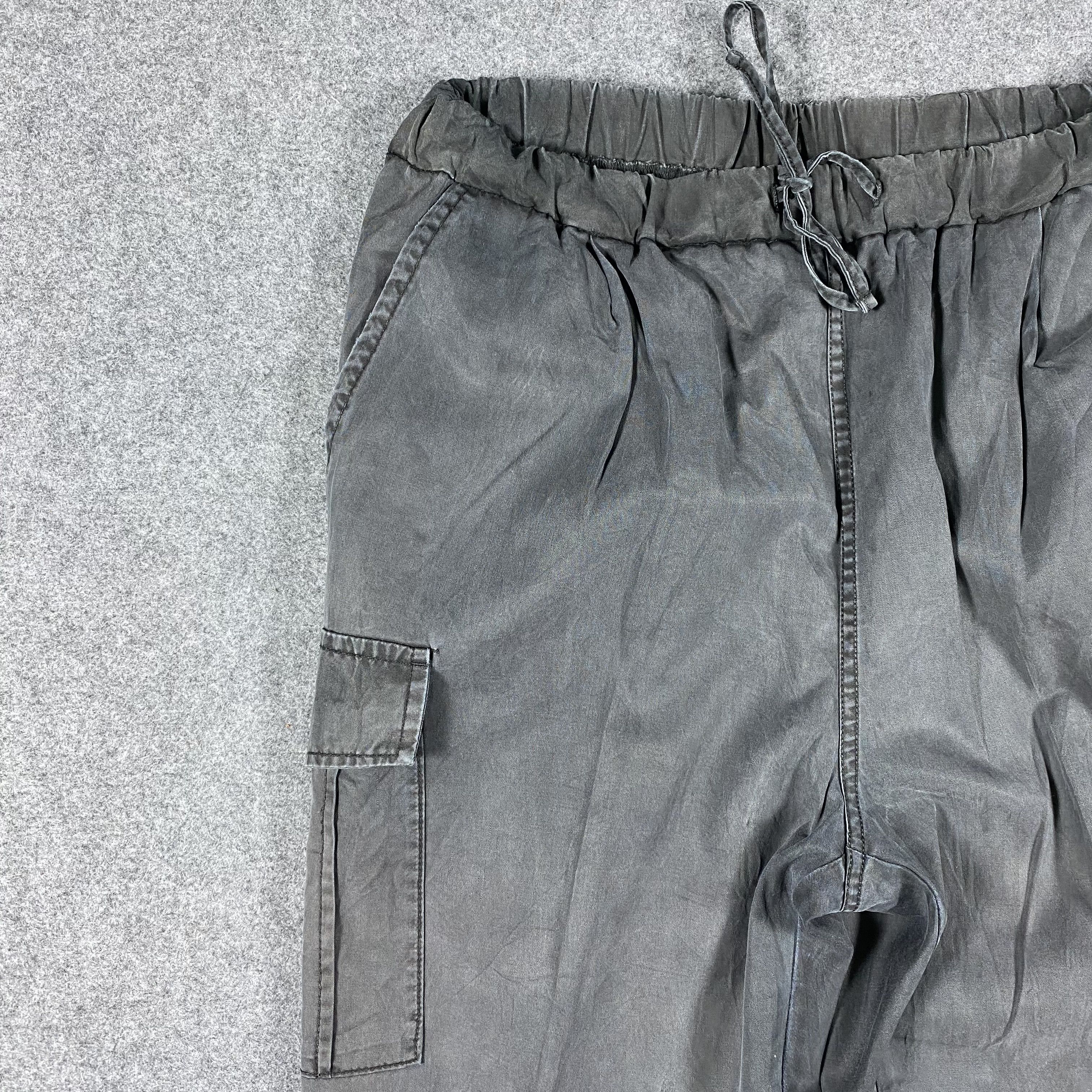 GU Japanese Brand Faded Gu Multipocket Tactical Cargo Pants Size US 29 - 2 Thumbnail