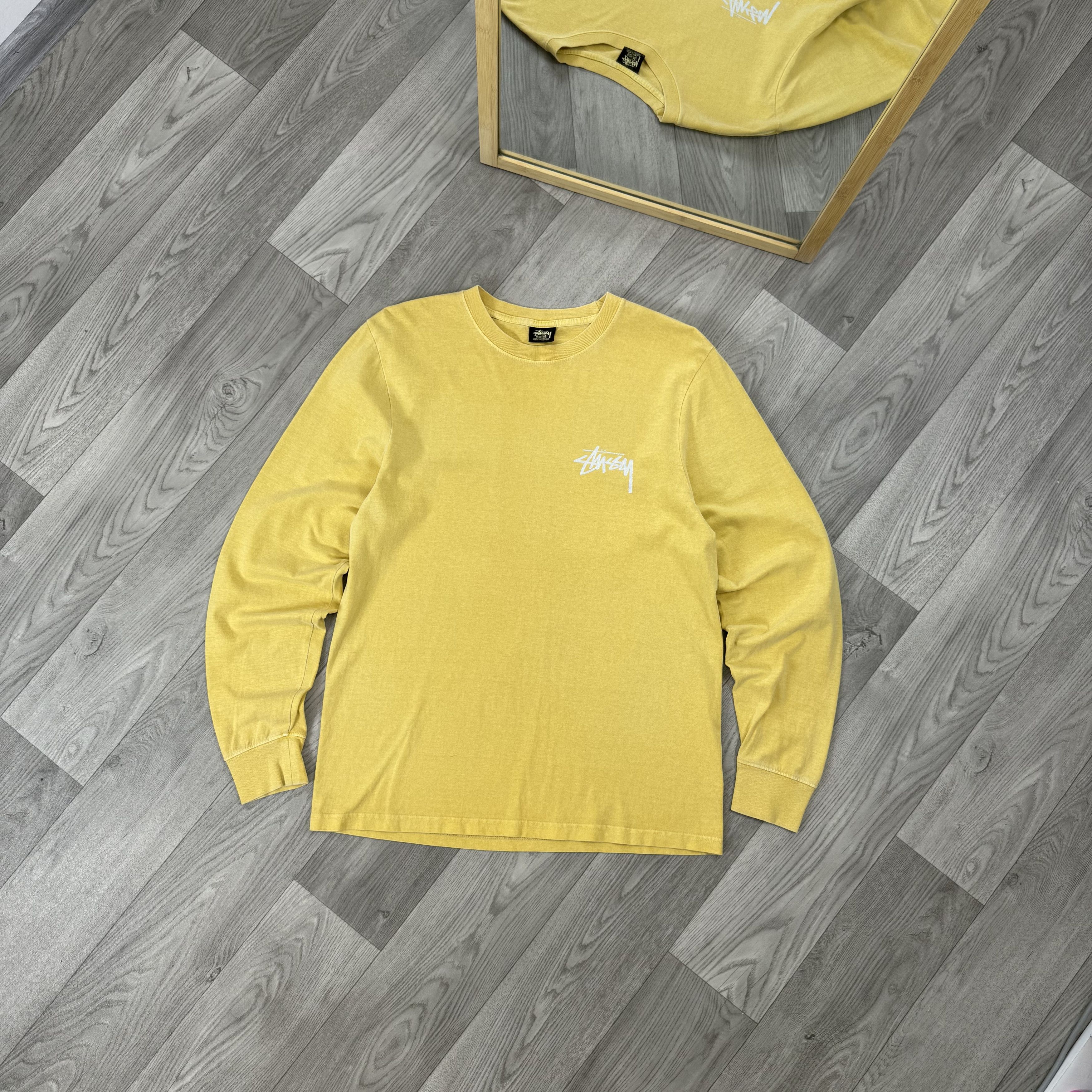 Stussy Stussy Spring Weeds Graphic Pigment Dyed Long Sleeve Tee Size US M / EU 48-50 / 2 - 2 Thumbnail