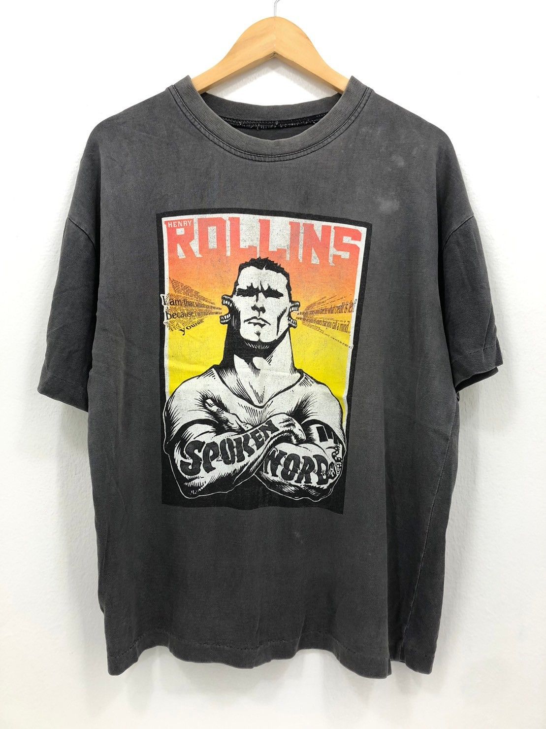 Vintage Vintage 90's HENRY ROLLINS Think Tank Spoken Words BN Size US L / EU 52-54 / 3 - 4 Thumbnail