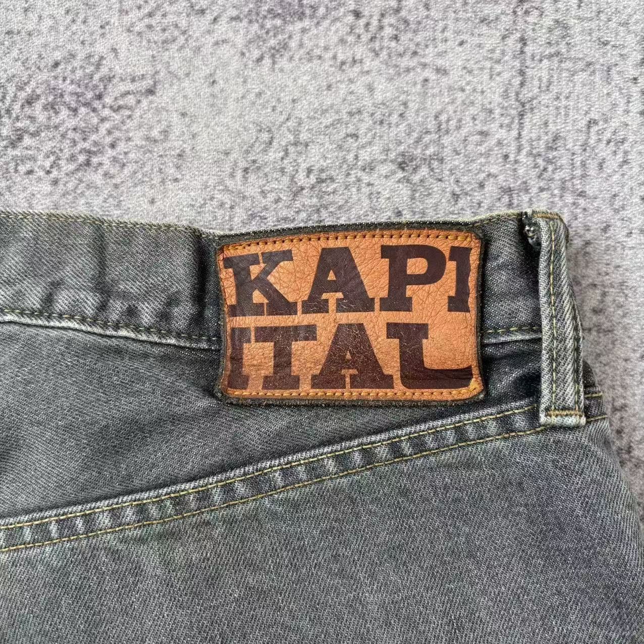 Kapital Kapital Bone Denim Shorts Size US 36 / EU 52 - 6 Thumbnail