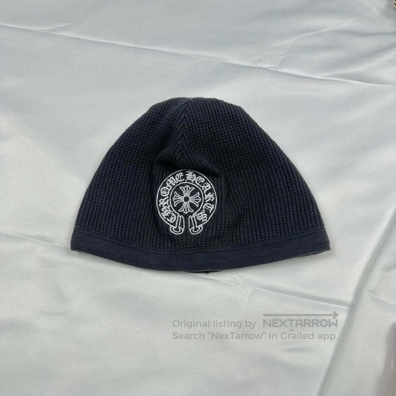 Chrome Hearts chrome hearts black waffle logo beanie. Size ONE SIZE - 1 Thumbnail