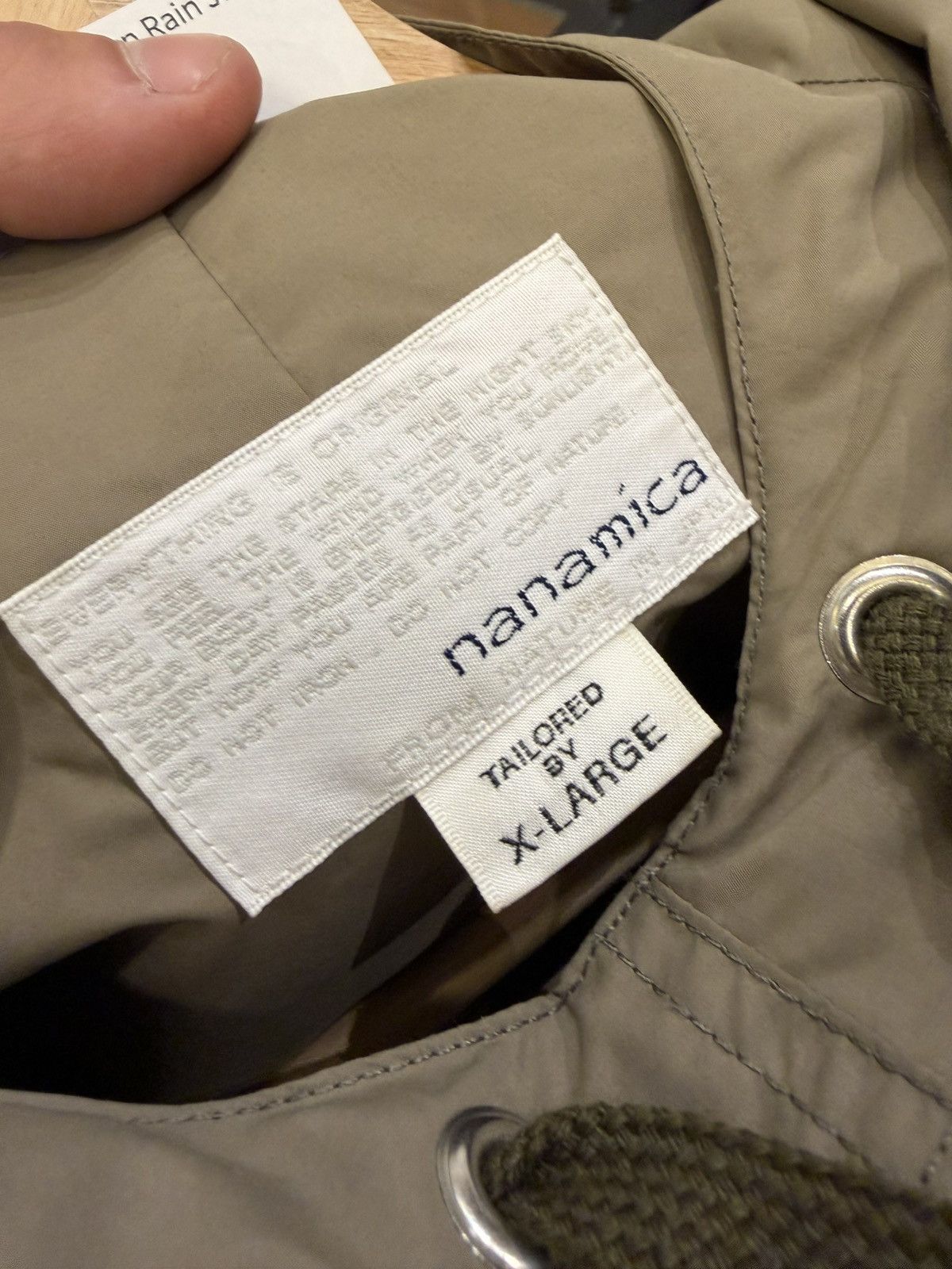 Nanamica Nanamica Nylon Rain Jacket Size US XL / EU 56 / 4 - 3 Thumbnail